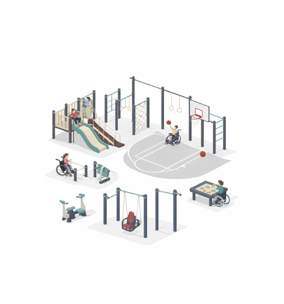 Multi Fitness Zone Inclusive Play17
